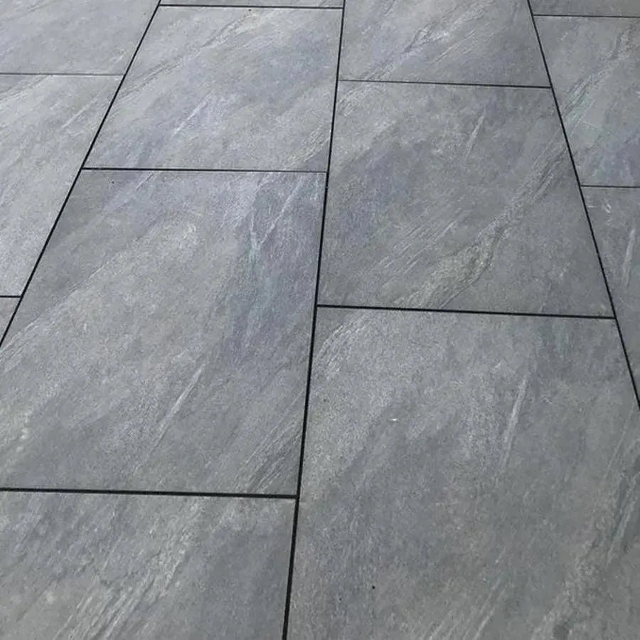 Anthracite Black Porcelain Paving Slabs 900 X 600