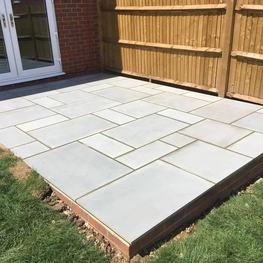 Kandla Grey Smooth Sandstone Paving | Paving Slabs UK