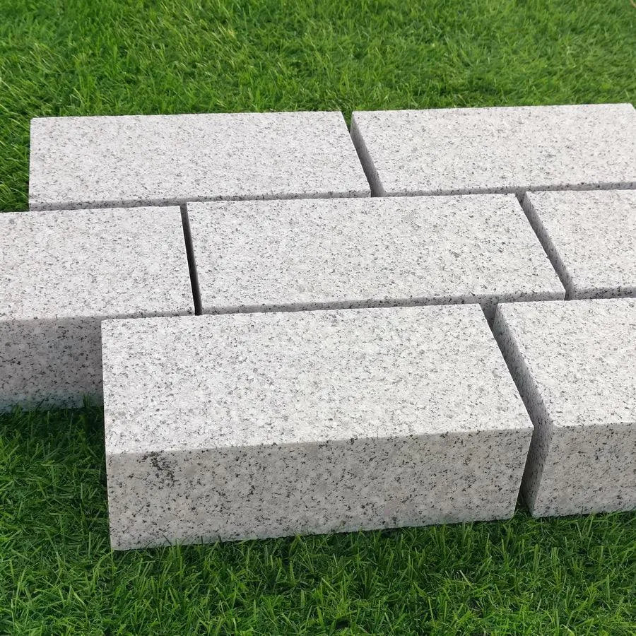 Sawn Granite Setts Silver Grey Edging Stone 200 x 100 x 50